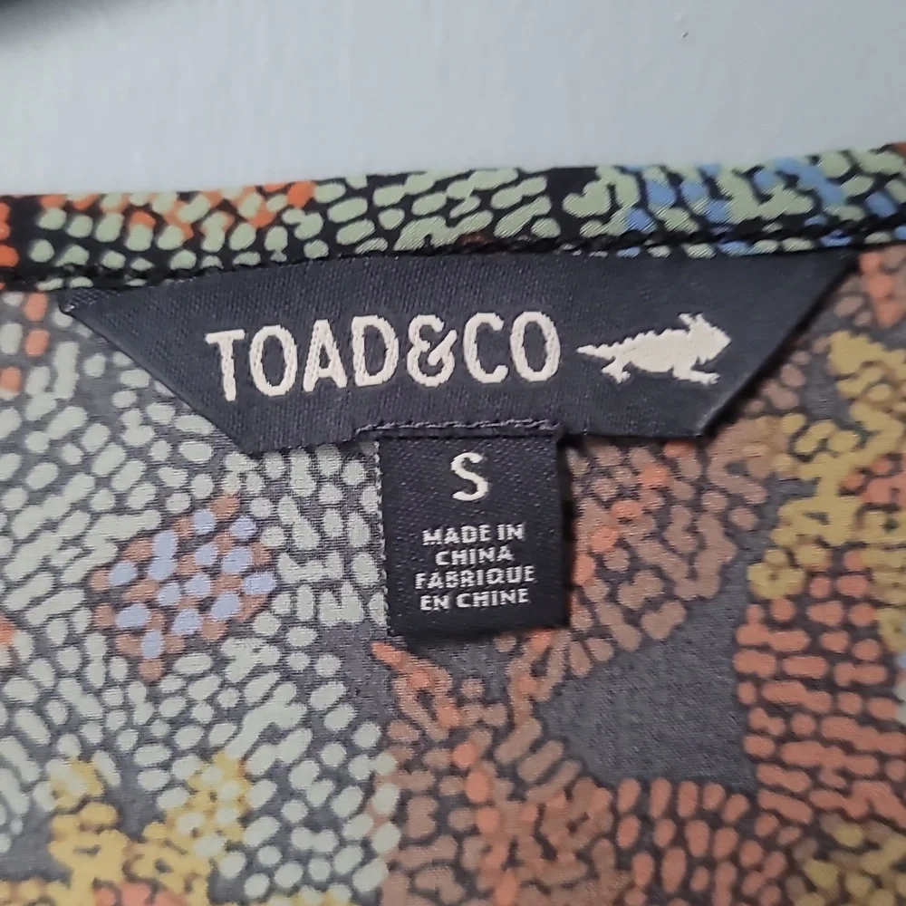 Toad&Co Women's Tank Top - Floral Black and Yellow - Picture 6 of 10